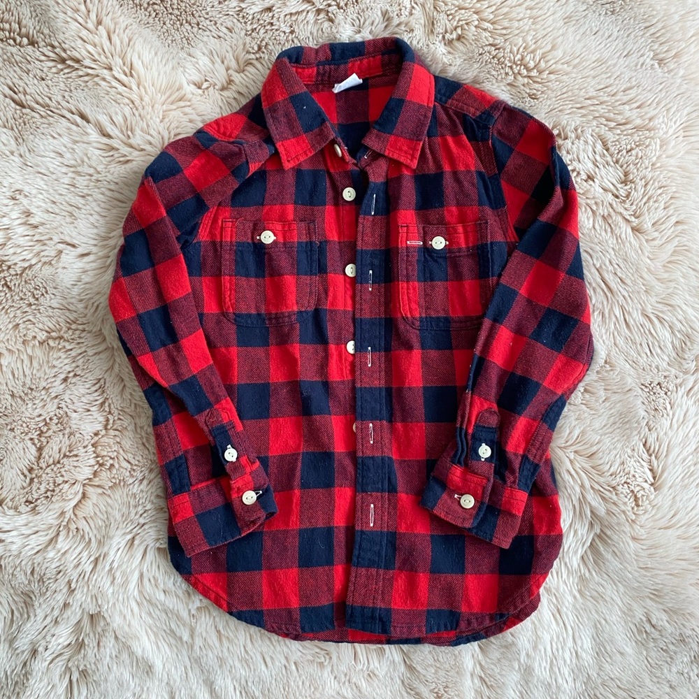🪵 Baby Gap button up flannel shirt